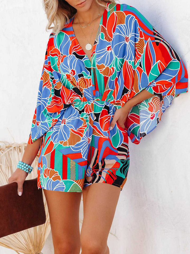 Stilla | Printed Kimono Ærme Romper