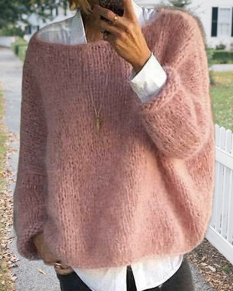 Stilla | Tidssvarende Rundhalset Pullover