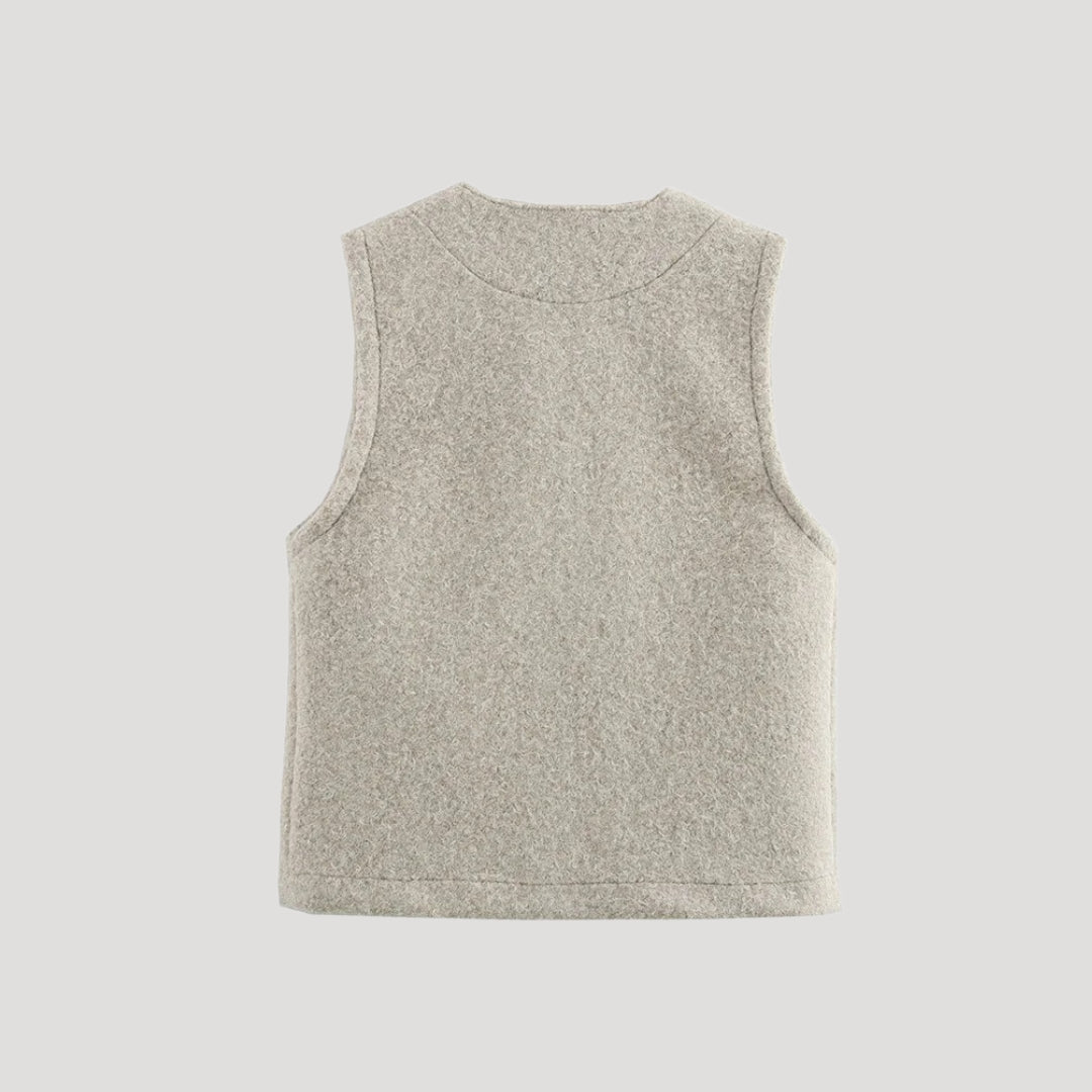 Stilla | Kvinder Uld Bånd Front Vest