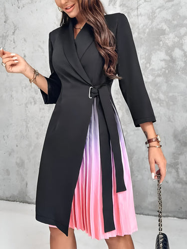 Stilla | Elegante Blazer Kjole Med Gradienttryk