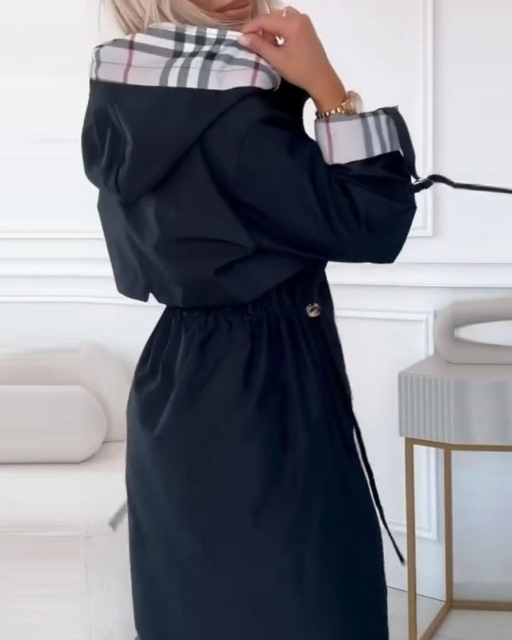 Stilla | Trenchcoat med hætte funktion