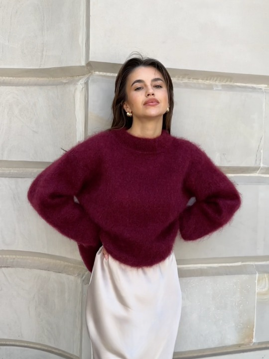 Stilla | blød Mohair-strikpullover