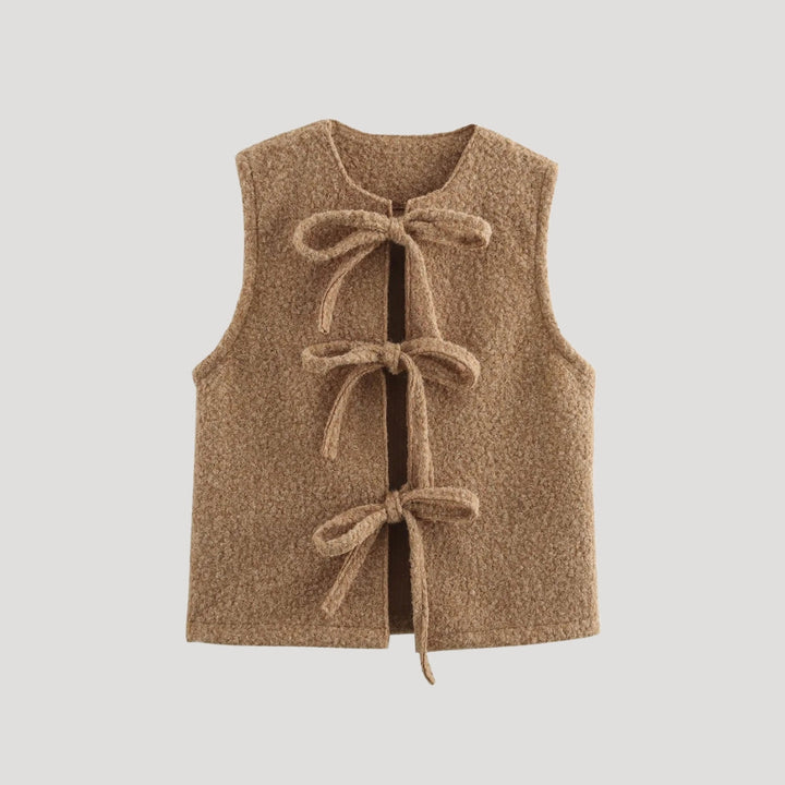 Stilla | Kvinder Uld Bånd Front Vest