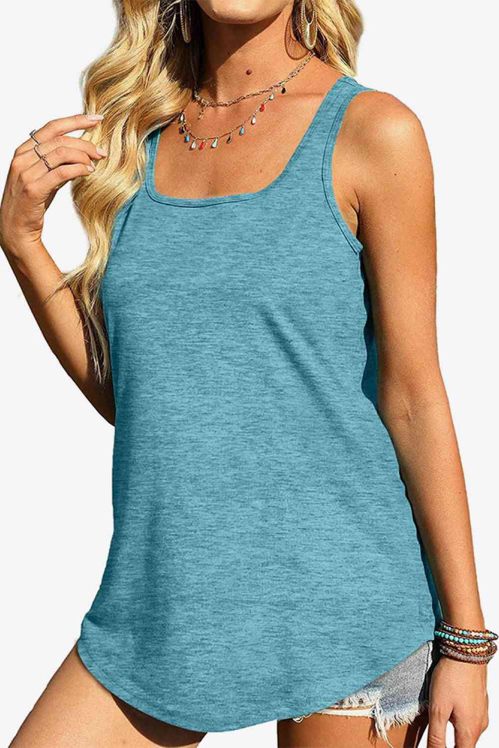 Stilla | Hem Square Neck Tank