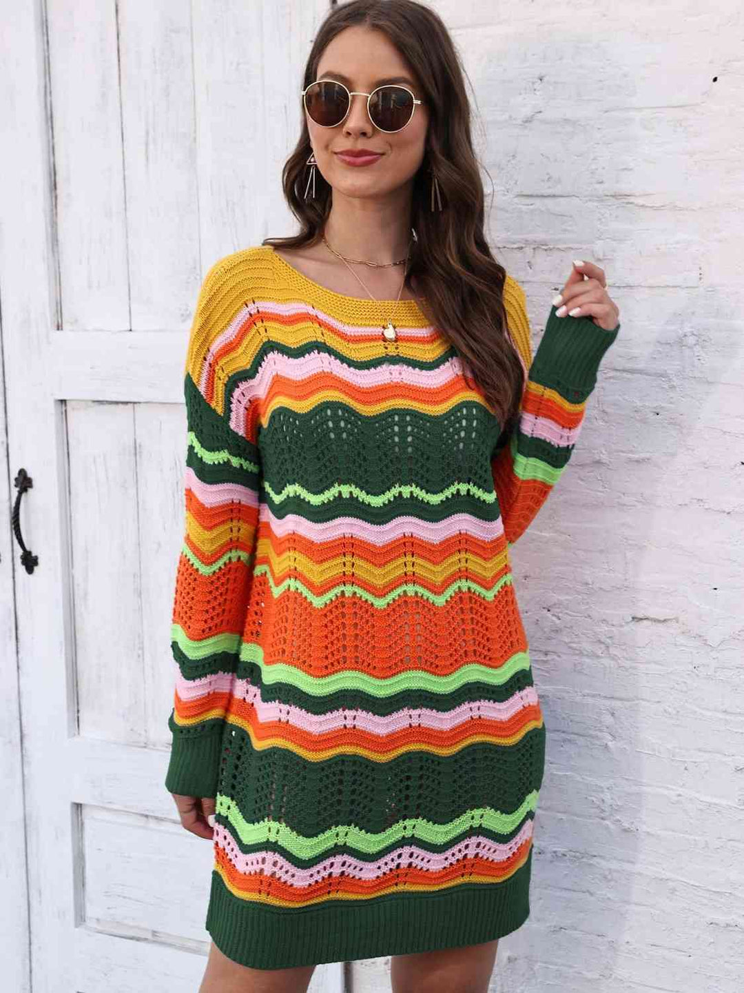 Stilla | Rund Hals Sweater Kjole