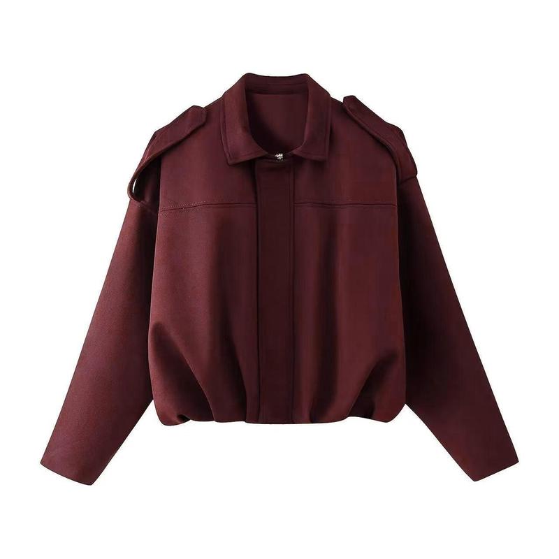 Stilla | Suede Bomberjakke