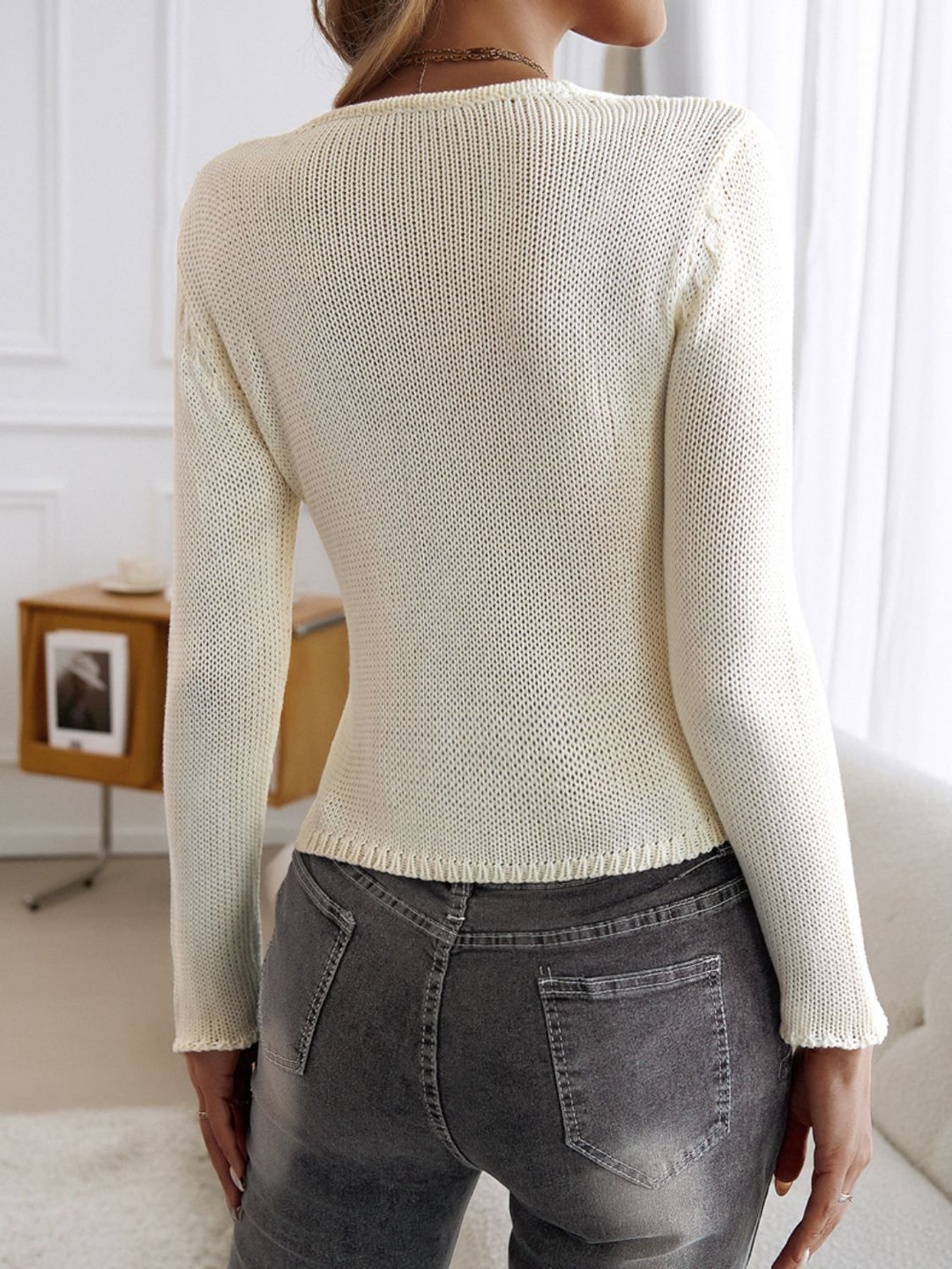 Stilla | Langærmet Kort Cardigan