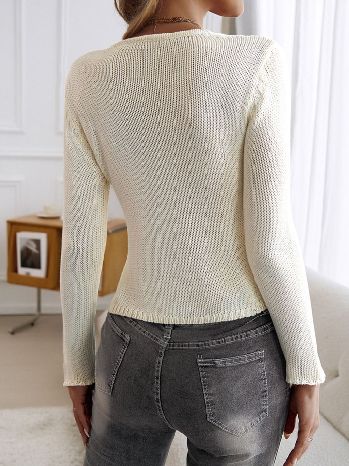 Stilla | Langærmet Kort Cardigan