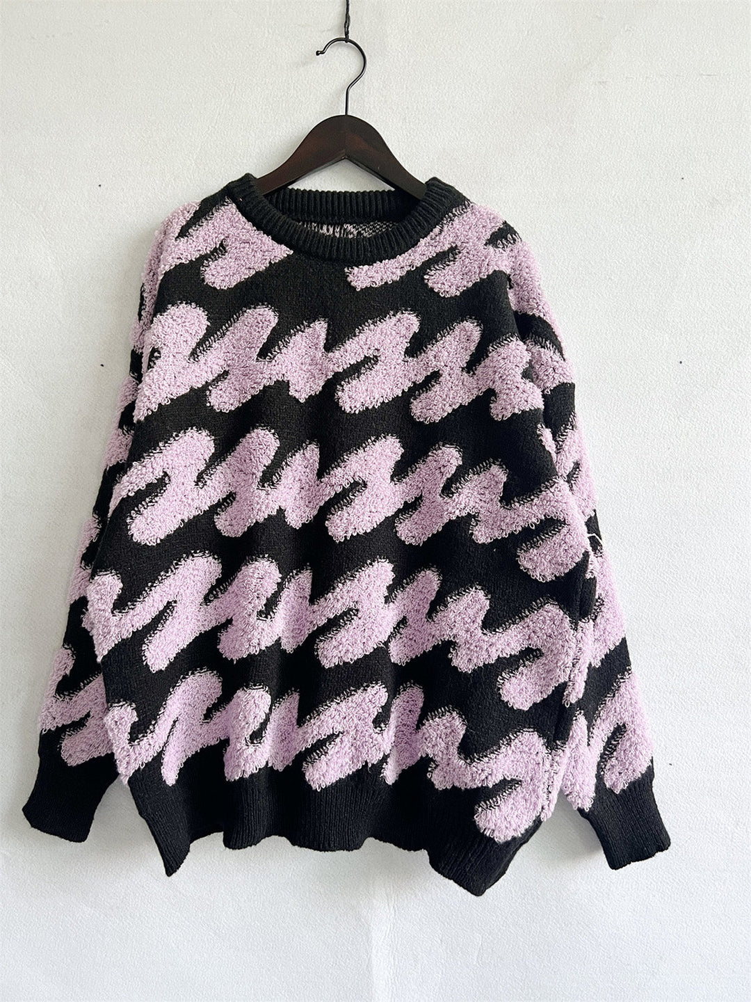 Stilla | Stribet Droppet Skulder Sweater
