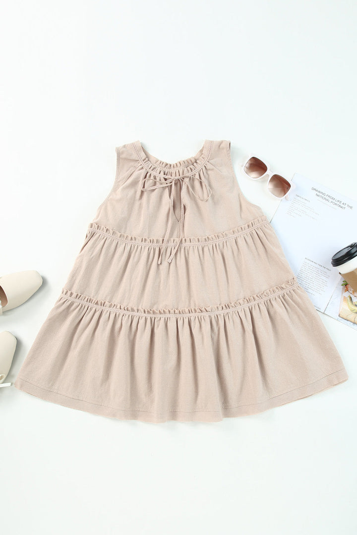 Stilla | Frill Tie Neck Tank