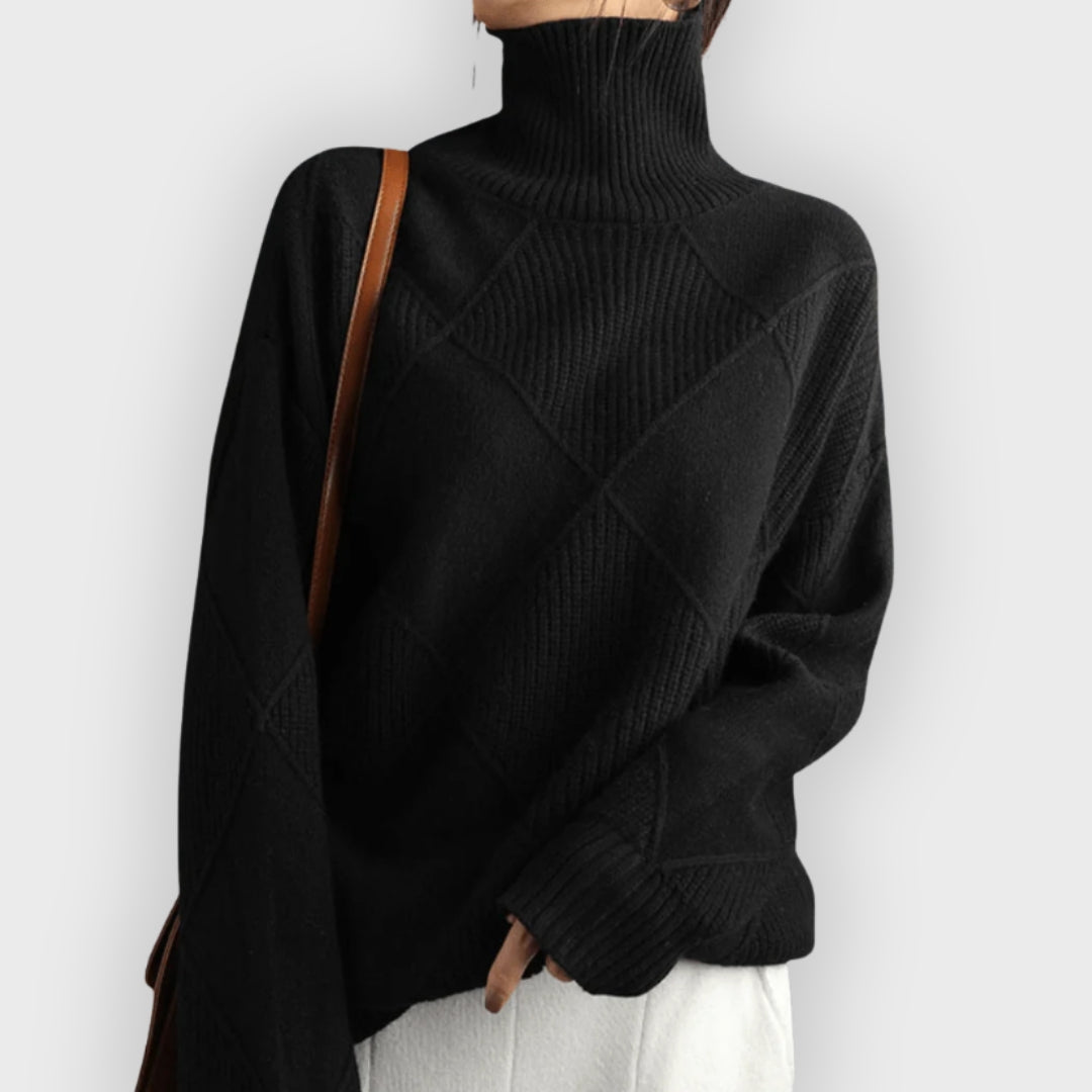 Stilla | Blød rullekravepullover