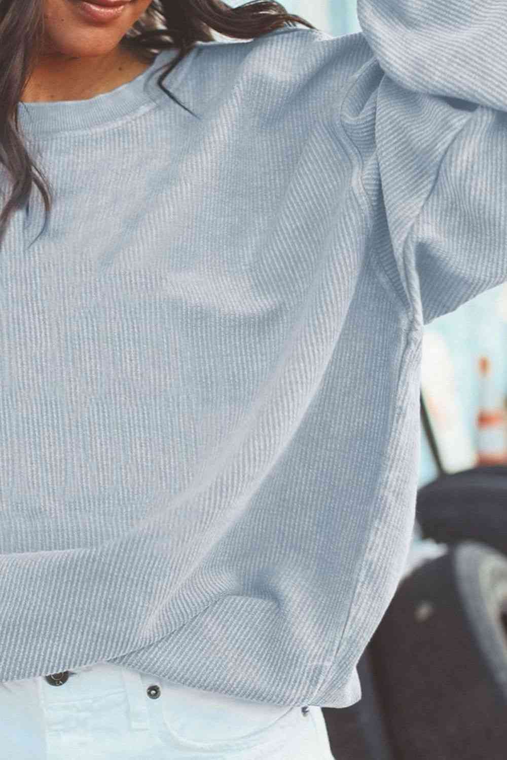 Stilla | Rund Hals Drop Shoulder Sweatshirt