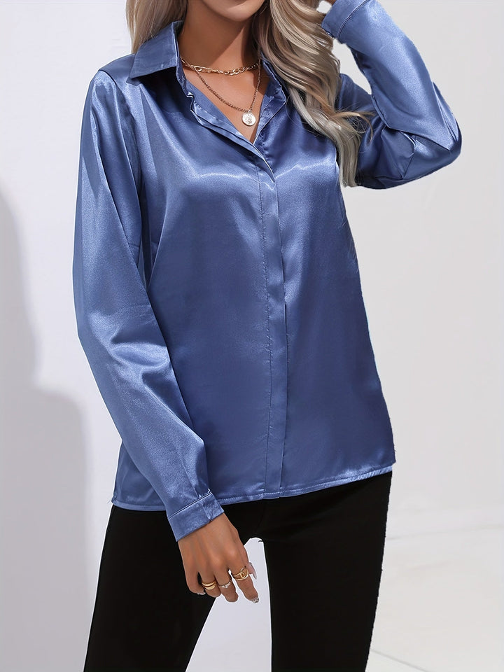 Stilla | Elegant Satinbluse