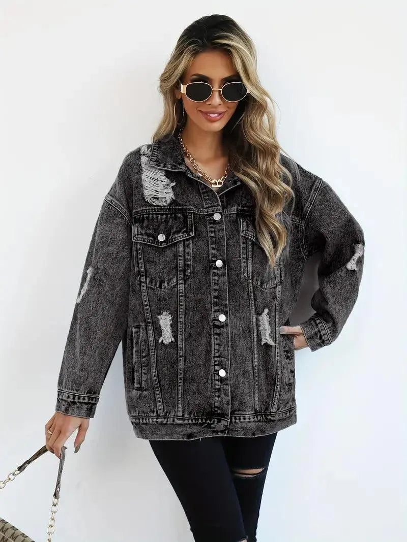 Stilla | Oversized Jeansjakke til damer