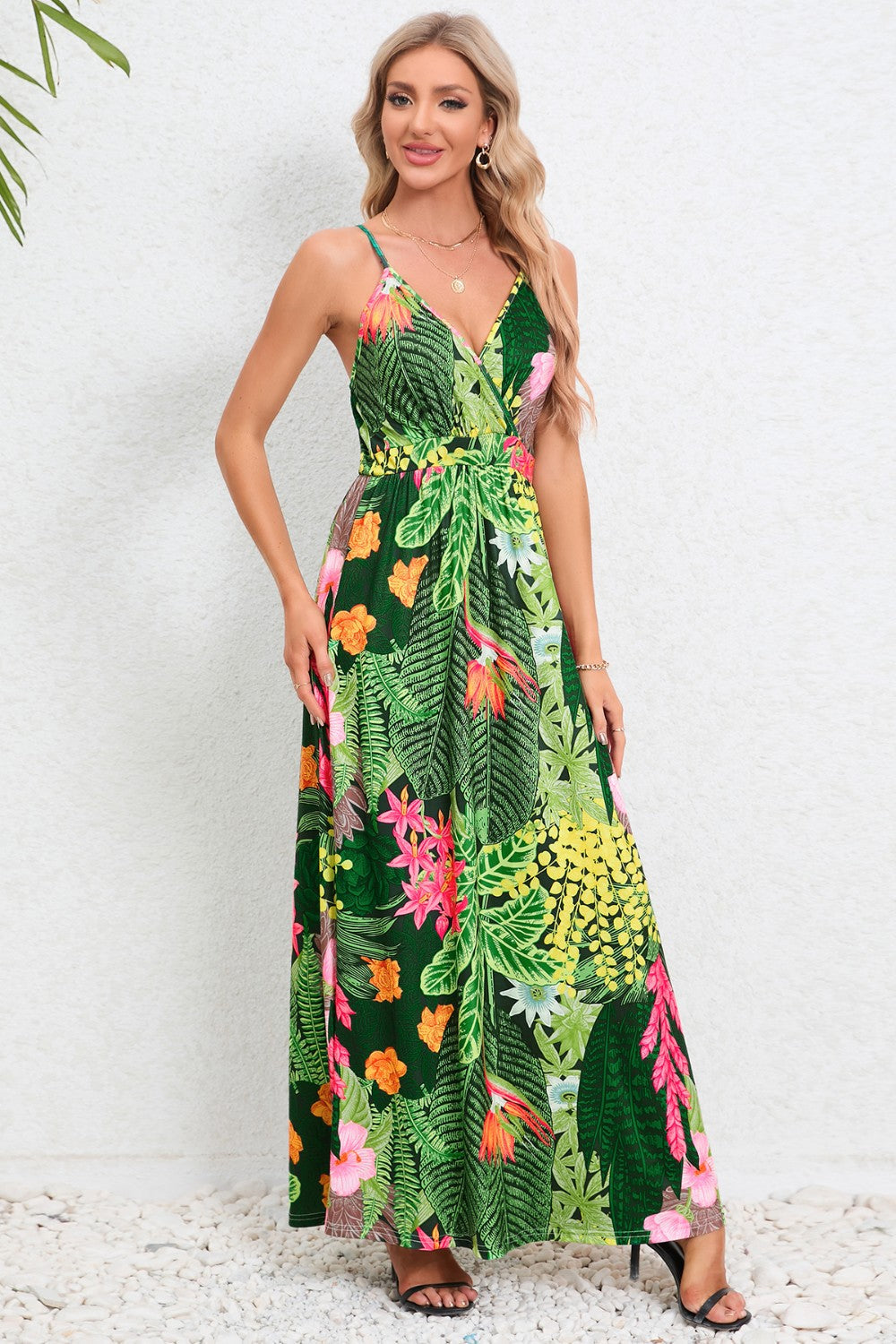 Stilla | Surplice Maxi Cami Kjole