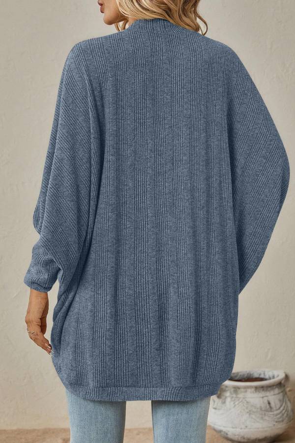 Stilla | Bat Ærme Cardigan Løs Strikket Jakke