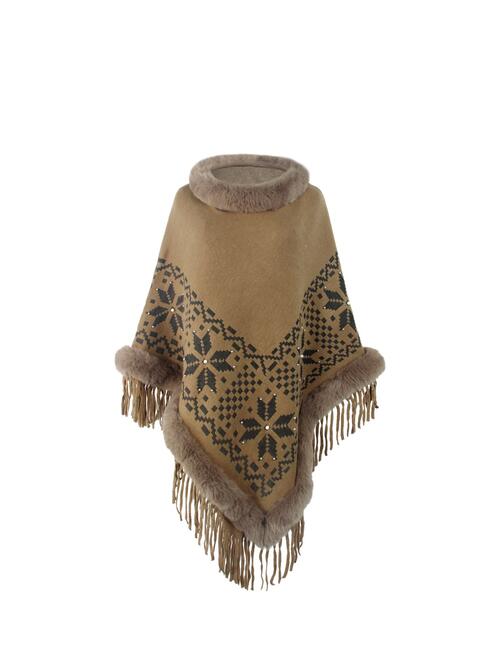 Stilla | Geometrisk Cape Ærme Poncho