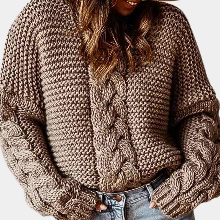Stilla | Moderigtig Strikket Sweater til Kvinder