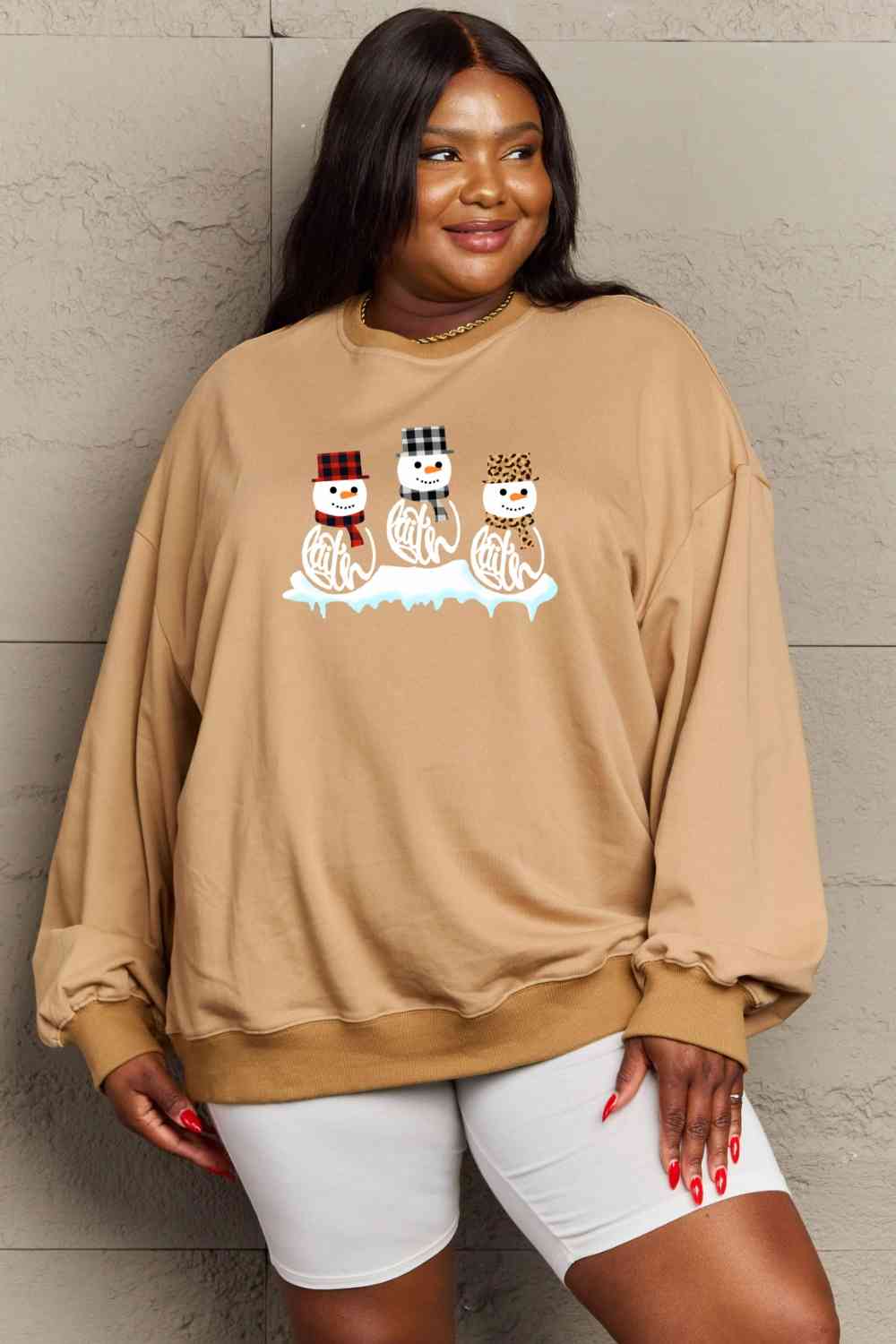 Stilla | Love Full Size Snemand Grafik Sweatshirt