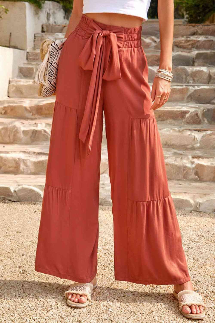 Stilla | Front Smocked Tiered Bukser