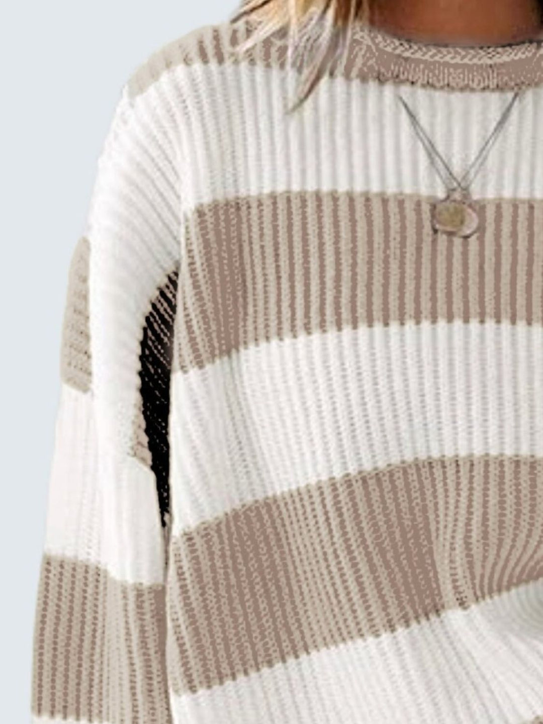Stilla | Pullover Rundhals Med Lange Ærmer