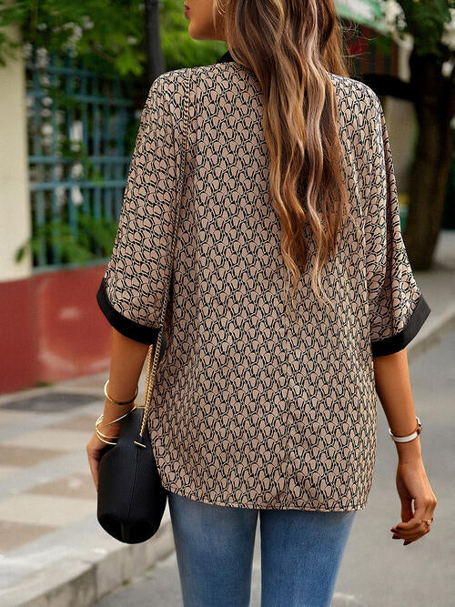 Stilla | Print Notch Bluse