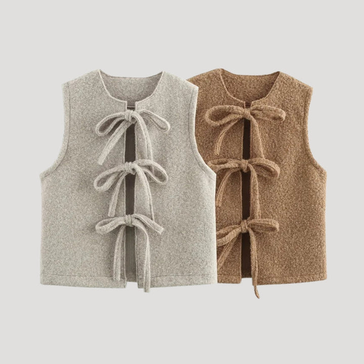 Stilla | Kvinder Uld Bånd Front Vest