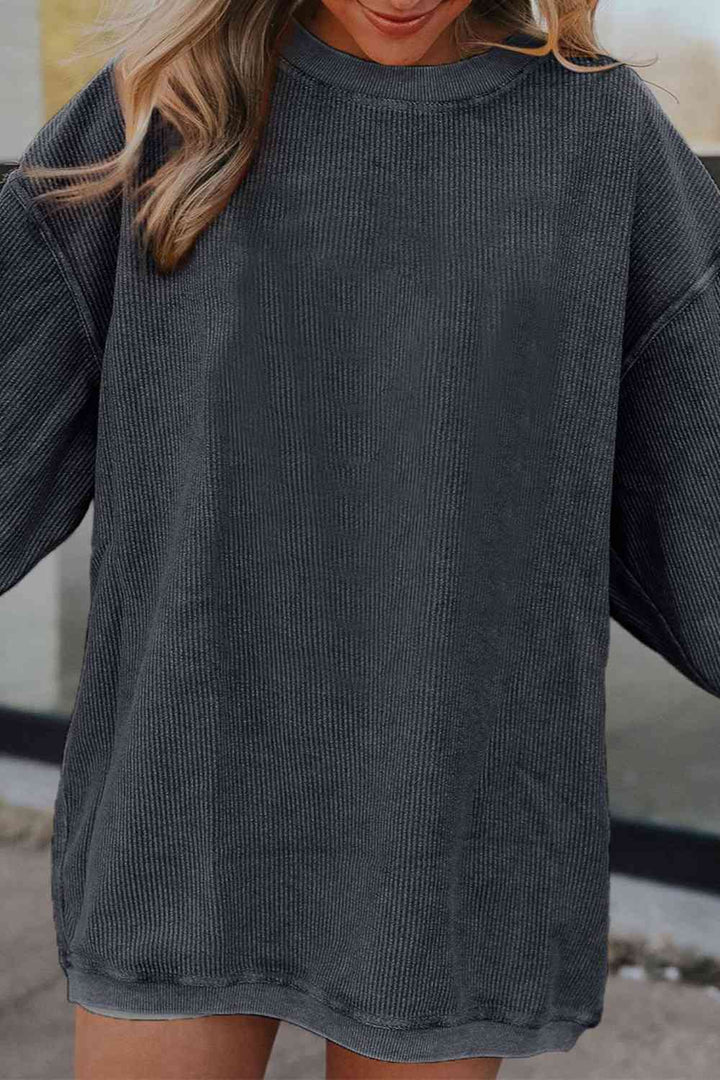 Stilla | Rund Hals Drop Shoulder Sweatshirt