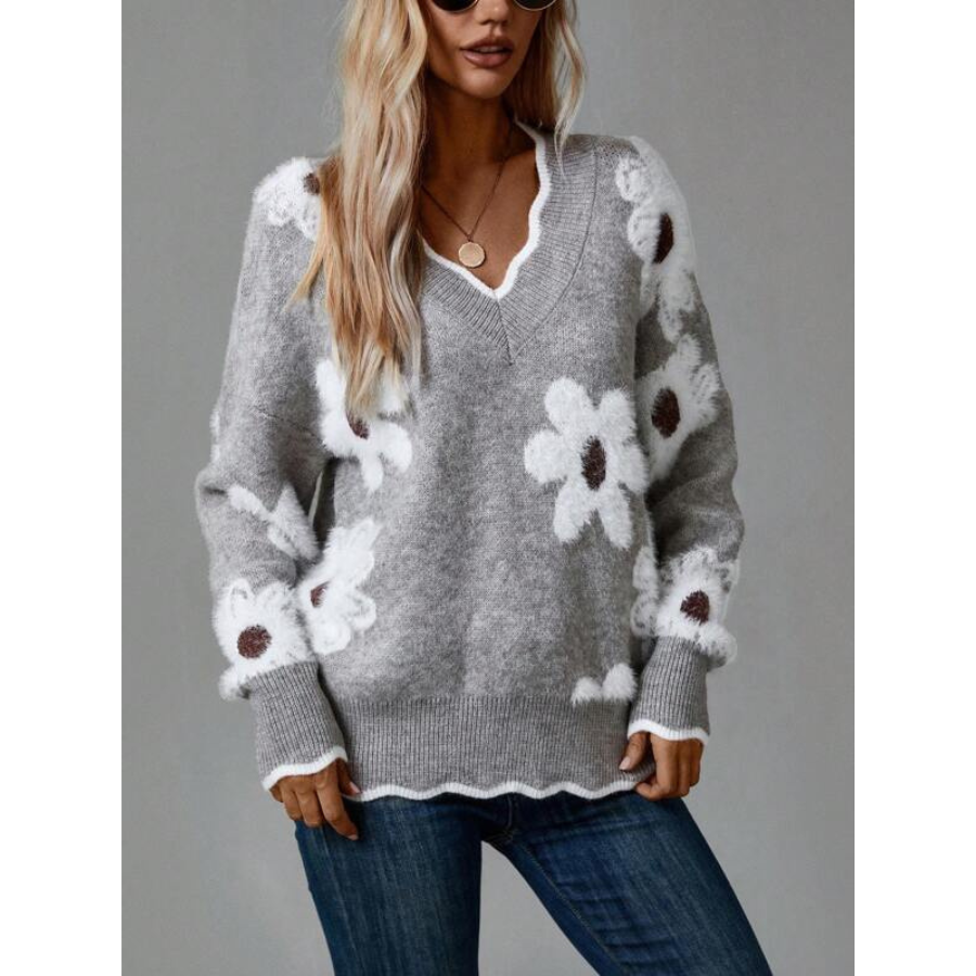 Stilla | Grå sweater til damer