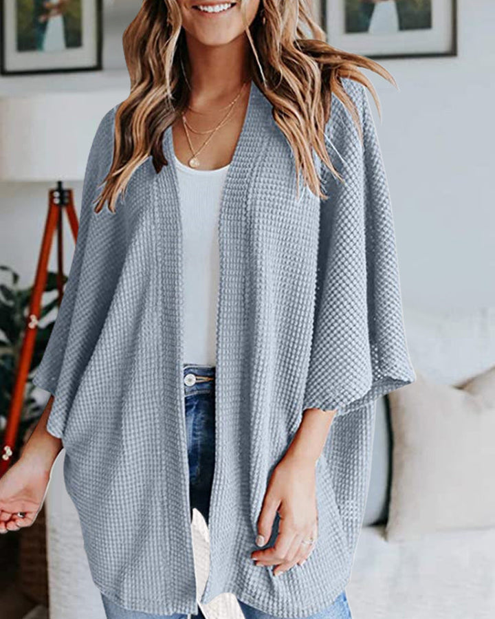 Stilla | Vaffelstrik-Cardigan