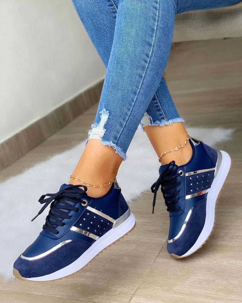 Stilla | Sneakers Behagelige & Stilfulde Med Farve Accent