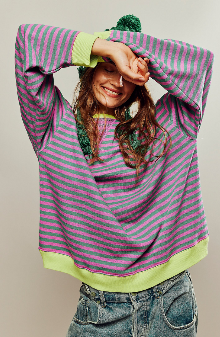 Stilla | Over størrelse Striped Kjole