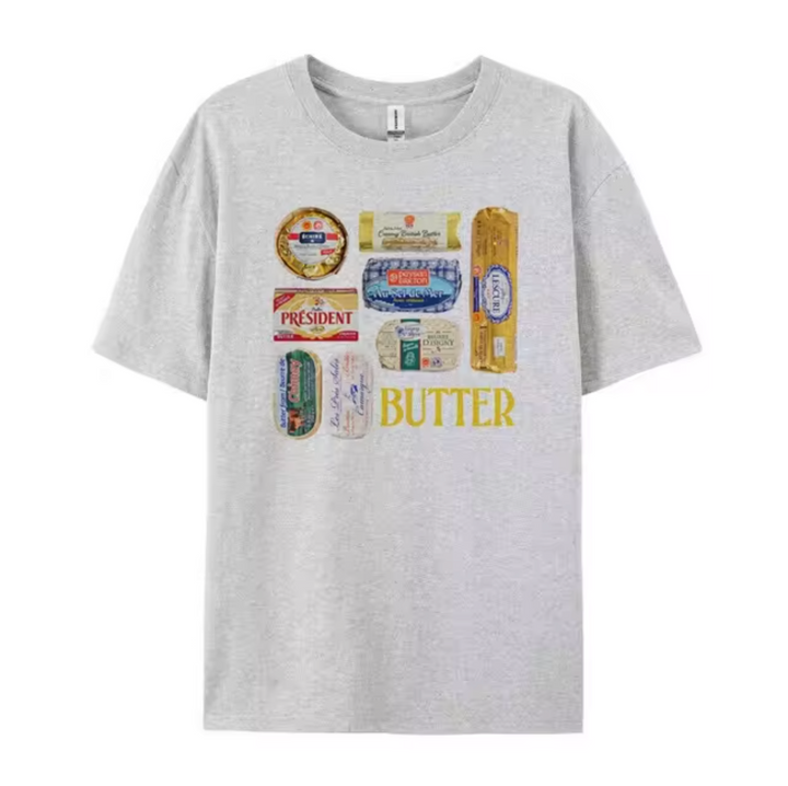 Stilla | T Shirts Smør Retro