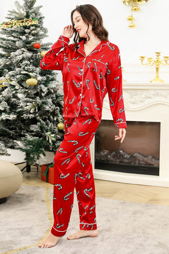 Stilla | Julebolsjemønster pyjamas sæt