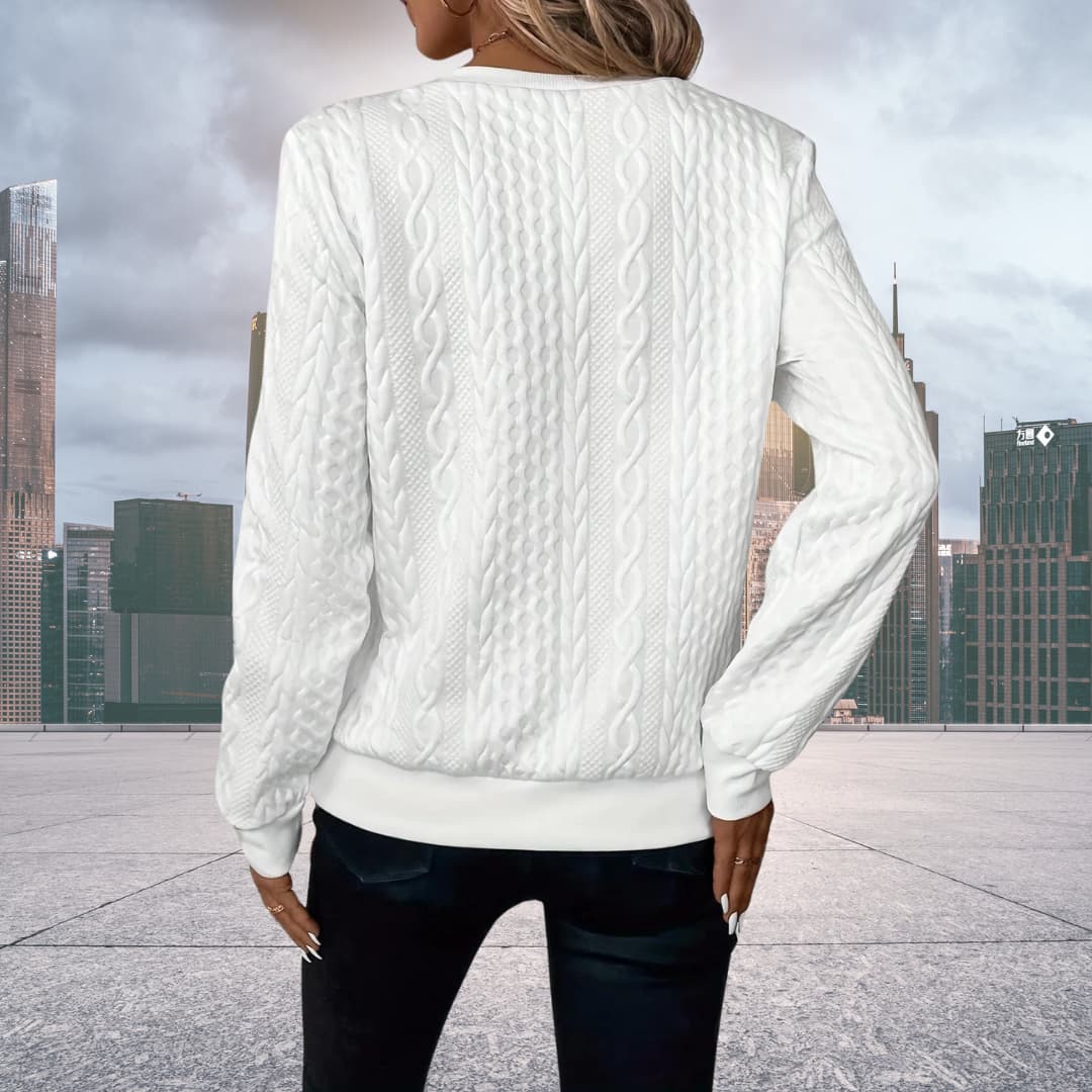 Stilla | Enkelt strikpullover