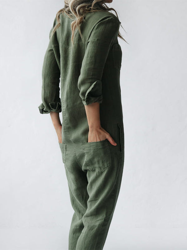 Stilla | Elegant Jumpsuit Med Lange Ærmer, Der Sikrer Stil Og Komfort