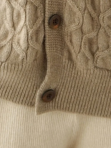 Stilla | Dame Cardigan i Vintage Stil med Knaplukning
