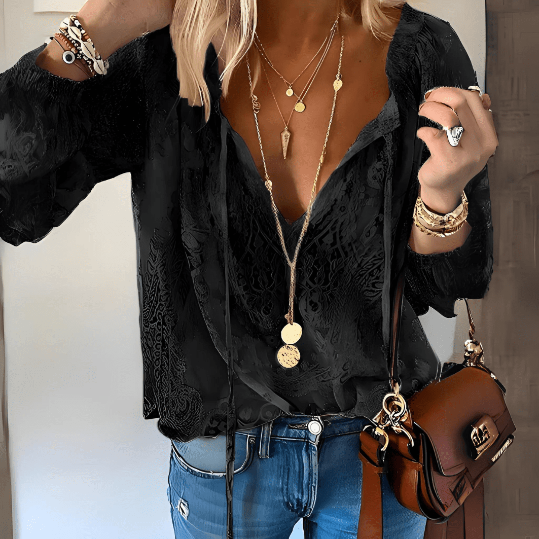 Stilla | Dame Top Elegant og Farverig