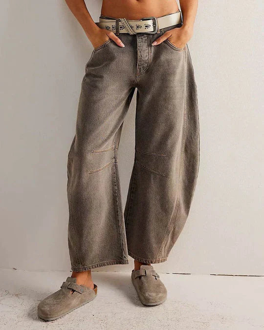Skovae | Mid Rise Fadedejeans til kvinder