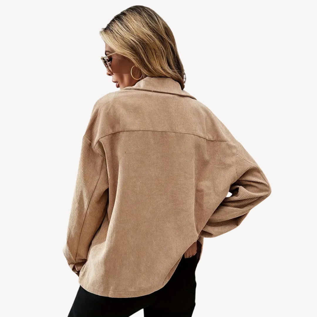Stilla | Dame Cordjakke med knapper