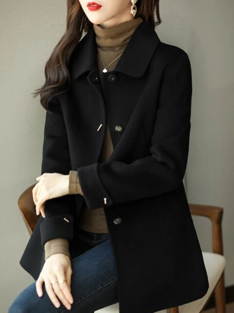 Stilla | Vintage Trenchcoat med knapkrave