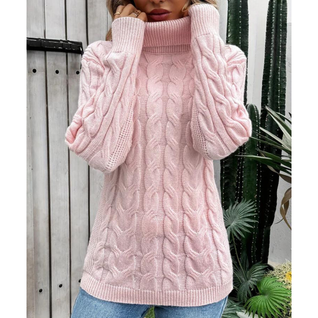 Stilla | Klassisk Elegant Polo Sweater