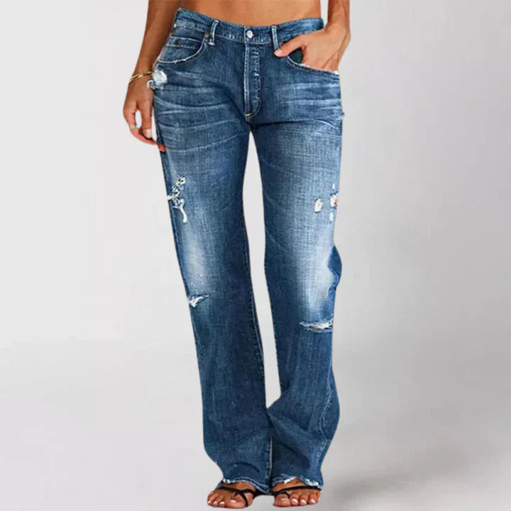 Stilla | Løse Jeans med Brede Ben til Kvinder