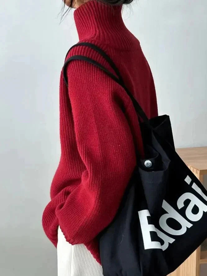 Stilla | Pullover med ståkrave