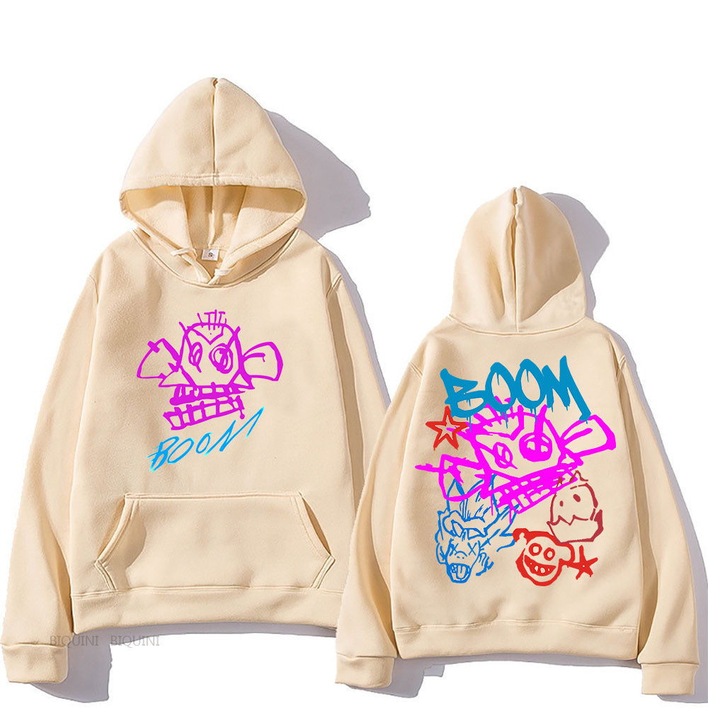 Stilla | Arcane Jinx Cartoon Langærmet Hoodie