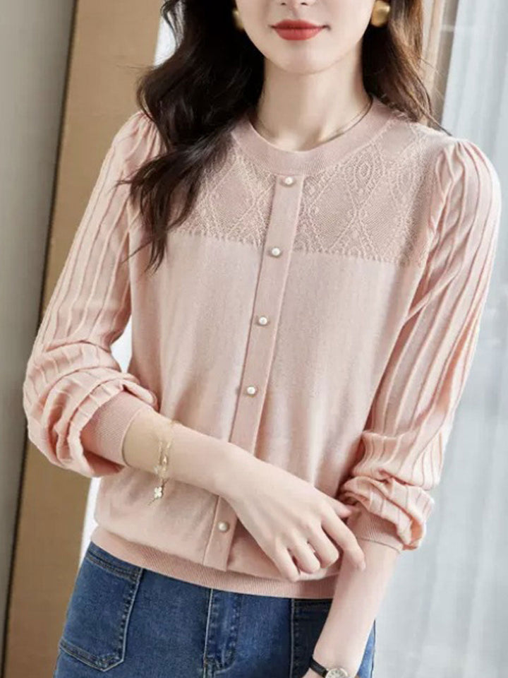 Stilla | Bluse Langærmet Knapbluse