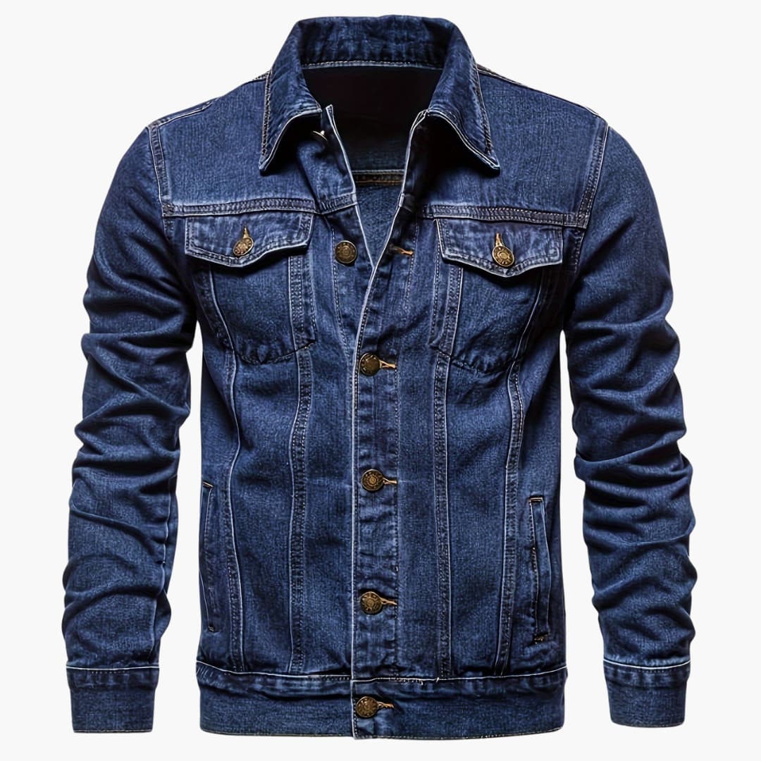 Stilla | Slim-Fit Fritids-Denimjakke til Mænd