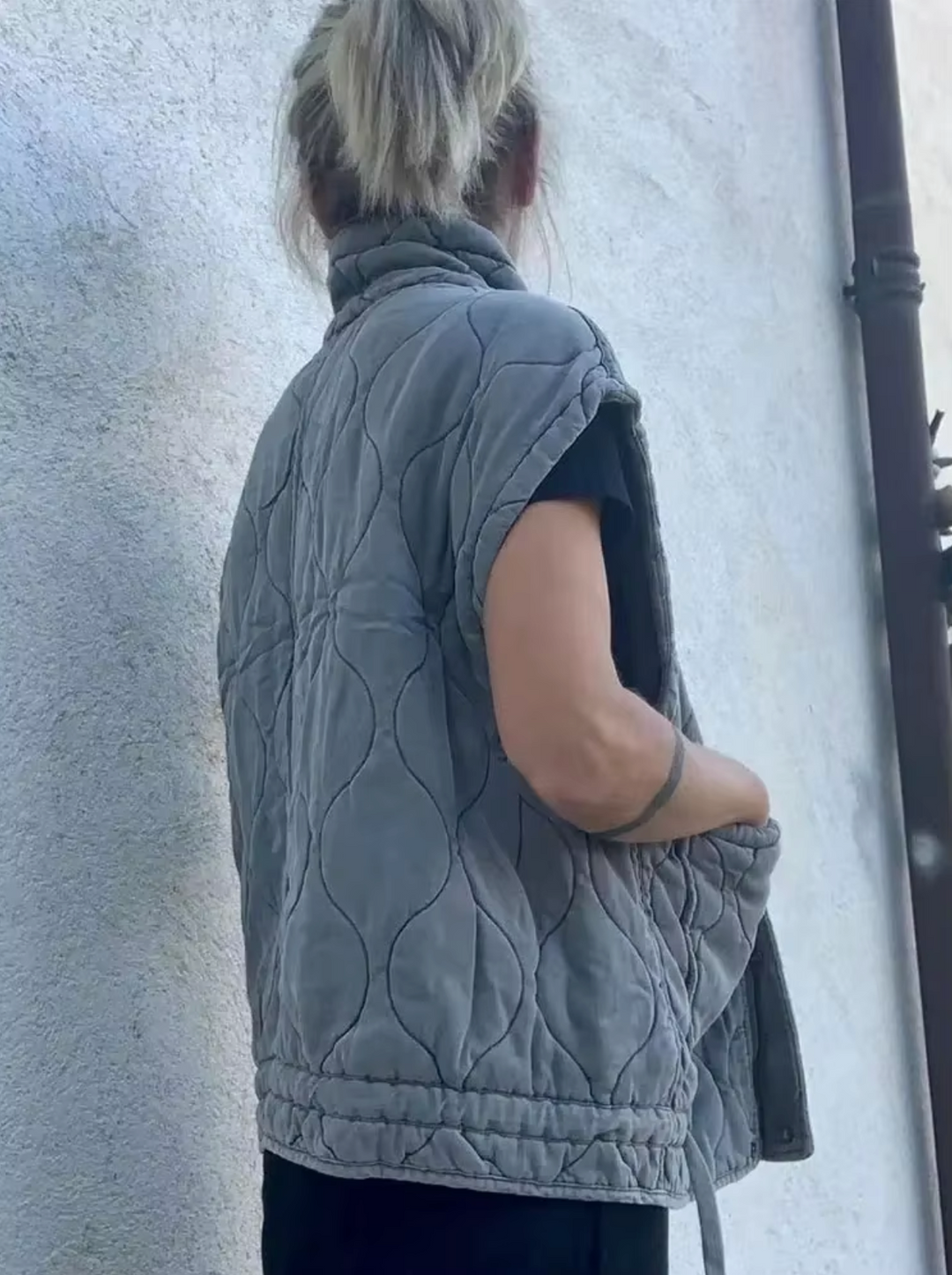 Stilla | Bomuldsvest med lommer