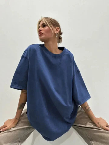 Stilla | Retro T-shirt af bomuld