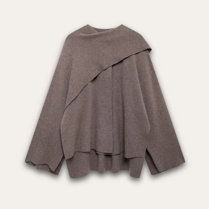Stilla | Stilfuld Poncho-Trøje til Kvinder